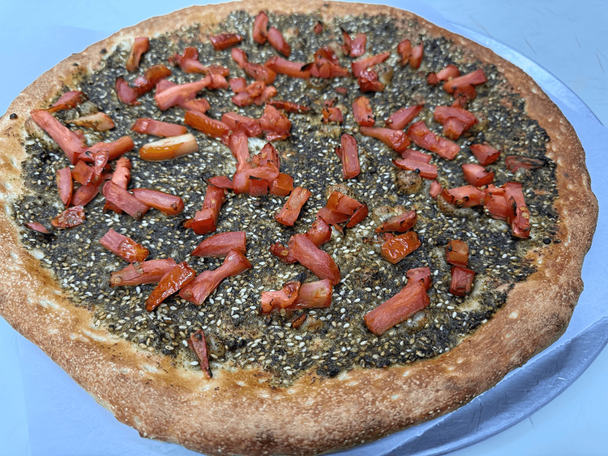 Za`atar Pizza.