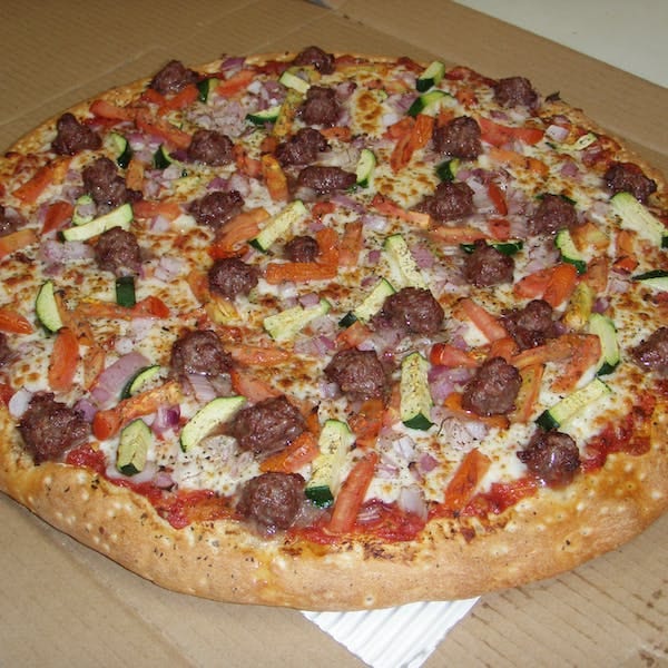 Siciliana Beef Pizza.